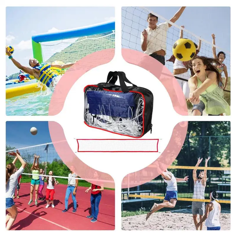 Siatka do siatkówki wodnej Gry w siatkówkę wodną Zabawka Regulowana gra sportowa do tenisa Badmintona Podwórko Ogród rodzinny Plaża Dzieci