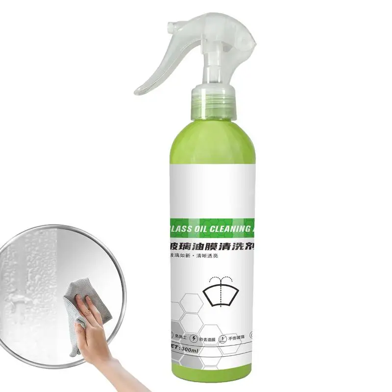 Auto Oliefolie Reiniger Auto Voorruit Oliefolie Reiniger 300Ml Auto Glazen Ruit Reiniger Glas Stripper Watervlekken Remover