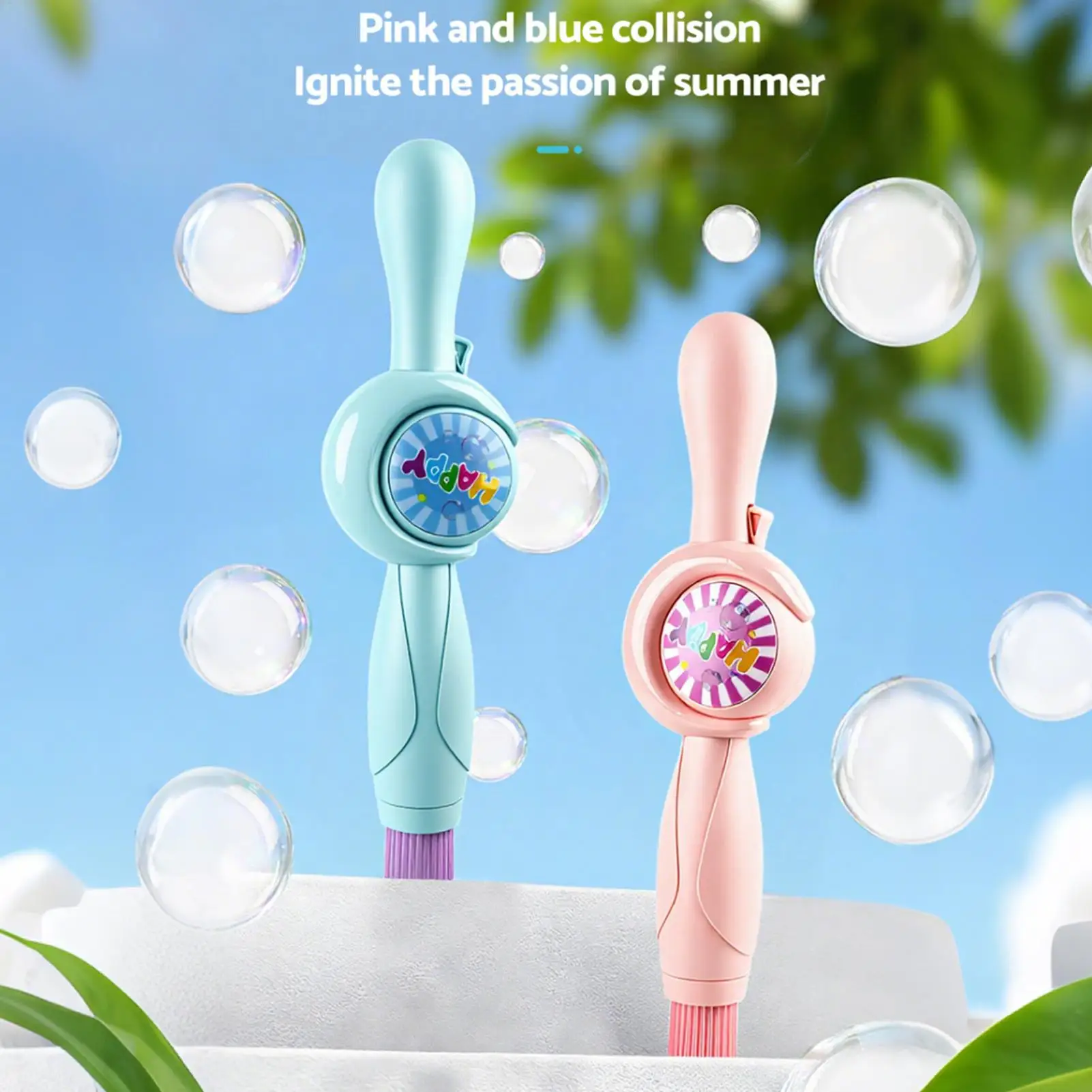 Mist Bubble Wand Oplaadbaar interactief speelgoed met kleurrijke lichten Magische Bubble Wand voor vakantieverjaardagsfeestje voor kinderen vanaf 3 jaar