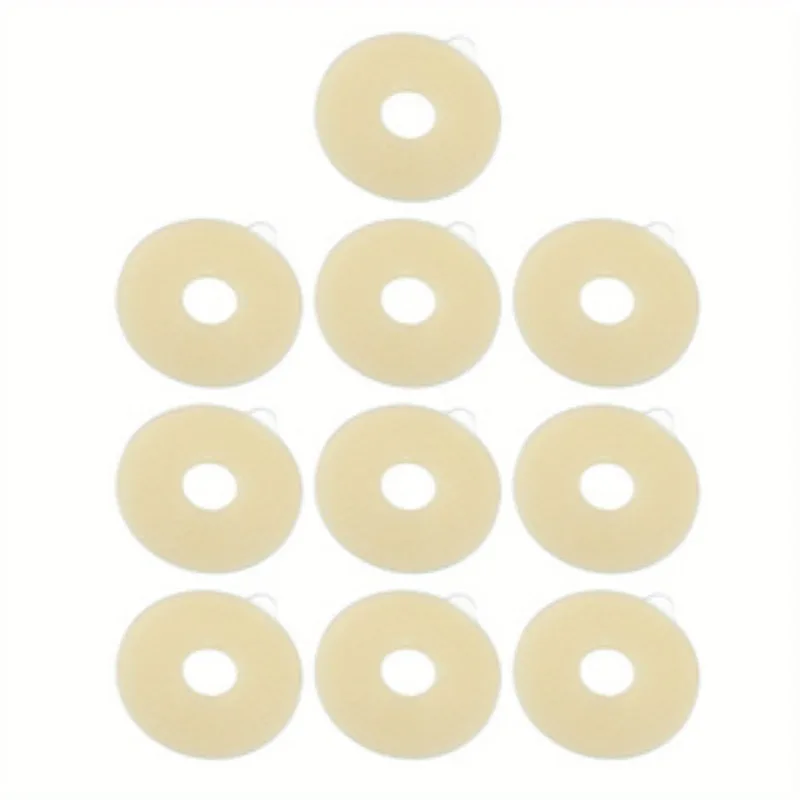 10Pcs Adhesive Ring Stoma Leak Proof Barrier Rings, Stoma Anti-Leak Seal Rings