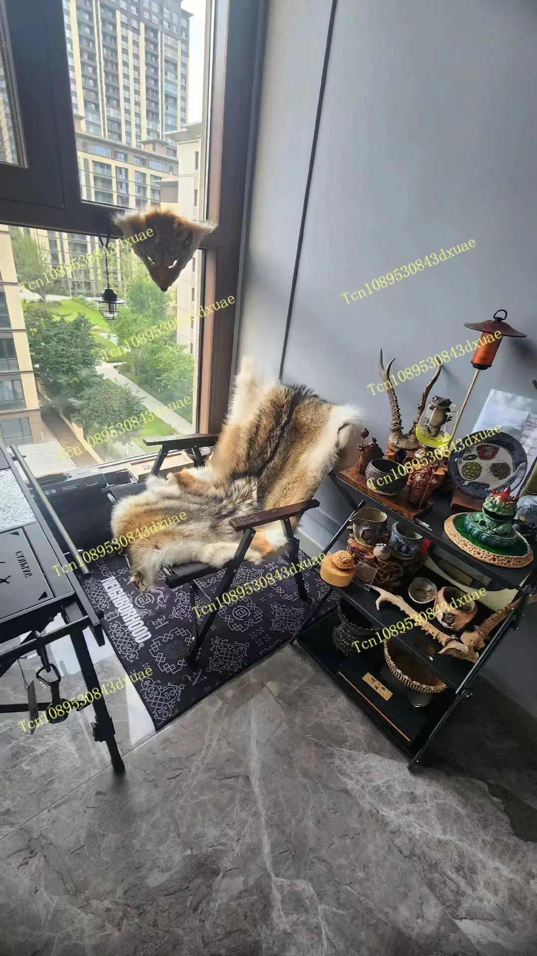 

Wolf Skin Imitation Winter Car Seat Cushion Fur Integrated Plush Seat Cushion Winter Wolf Skin Universal Car Cushion