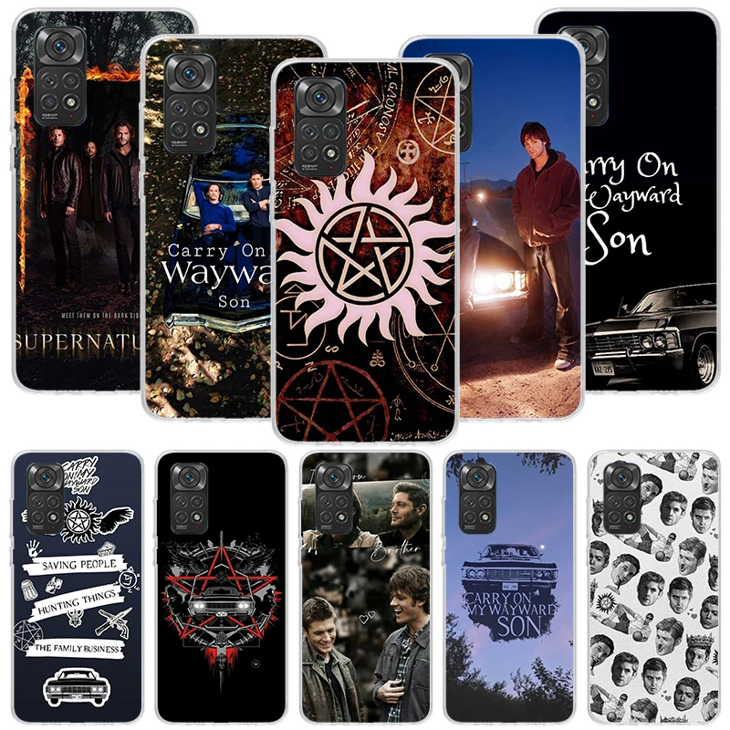 Babaite Supernatural SPN Dean And Sam Phone Case For Xiaomi Redmi Note 13 12S 12 11S 10 9 8 10S 11 11T 11E Pro Plus + 9S 8T 7 5G