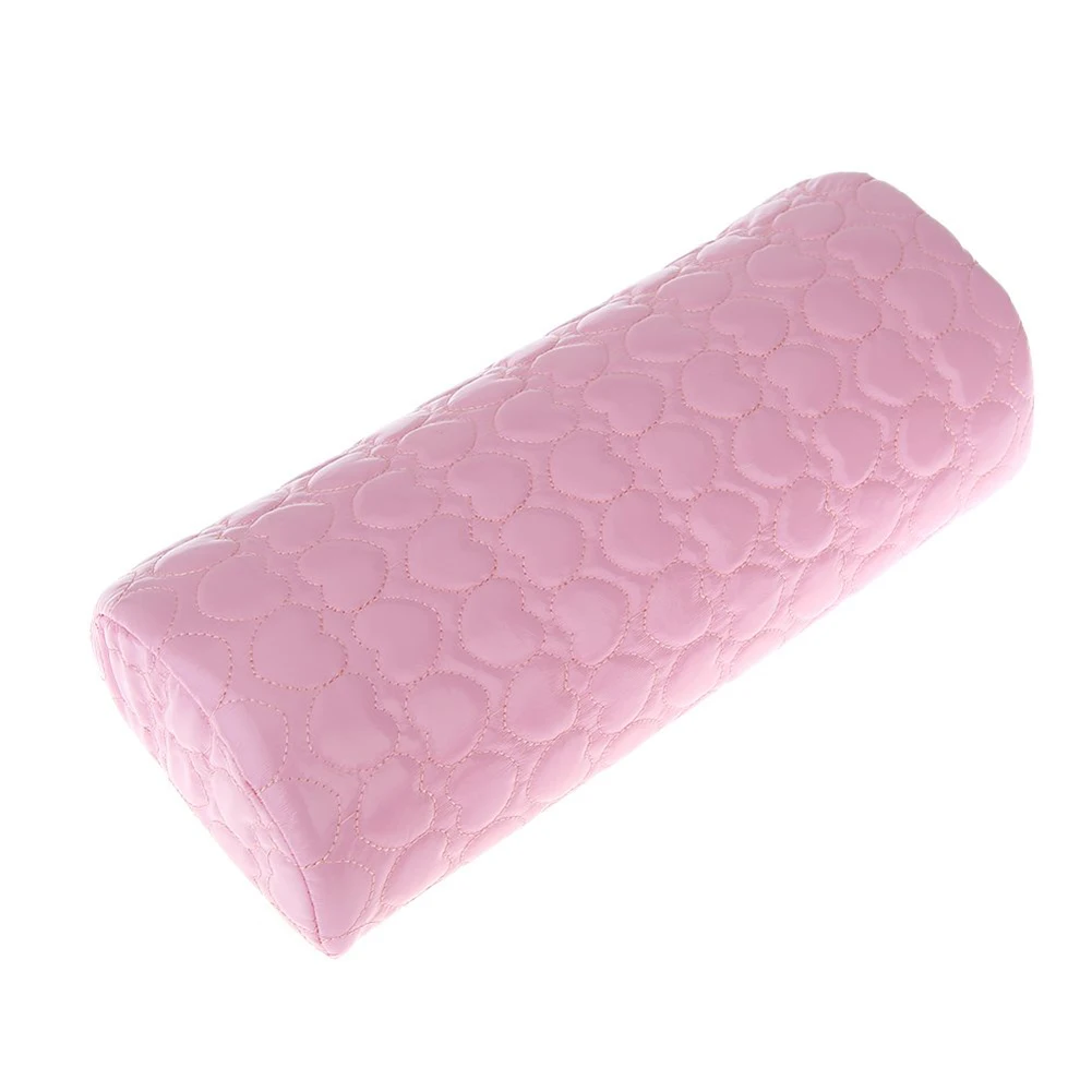 manicure tool hand-rest Cushions Holder Professional soft sponge Armrest rest cushion (pink)