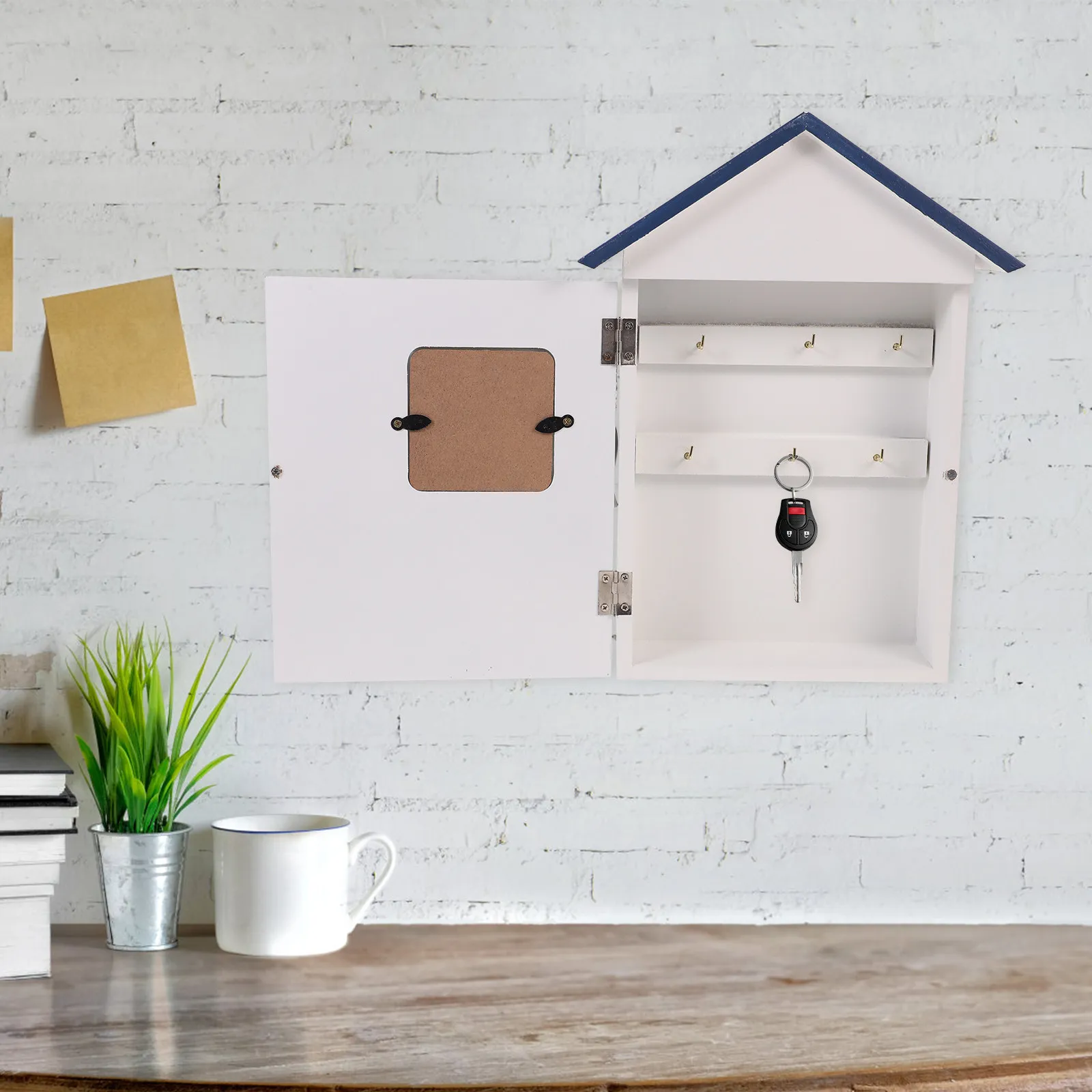 1pcs-environmentally-friendly-pine-key-holder-exquisite-texture-desktop-adornment-entryway-key-box-creative-home-storage-basket