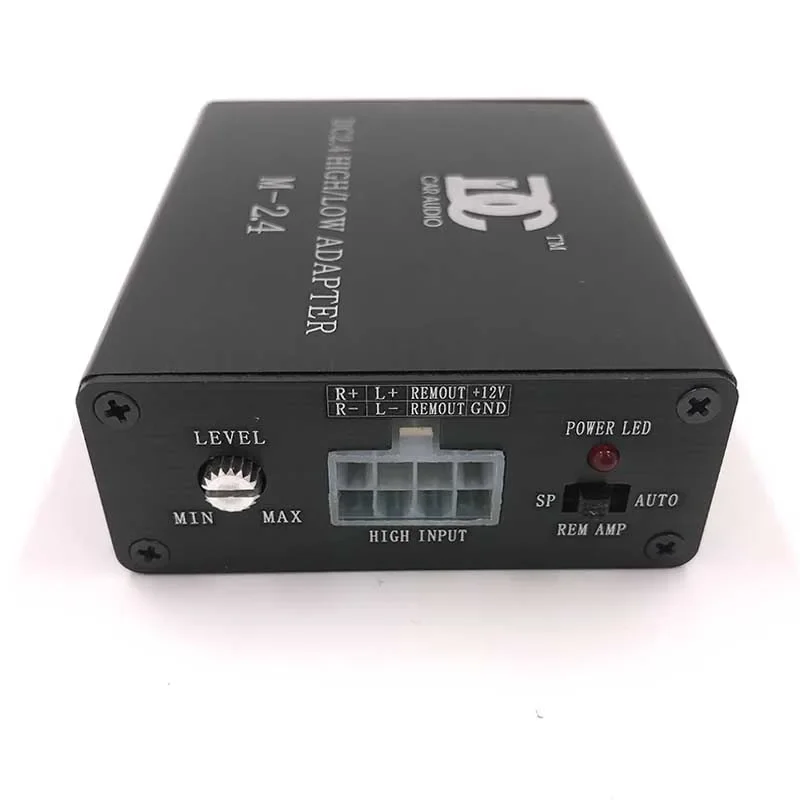 Car Speaker Adaptor High to Low Sockets Audio Comverter Sound audio high frequency to low frequency 2 in 4 out audio converter