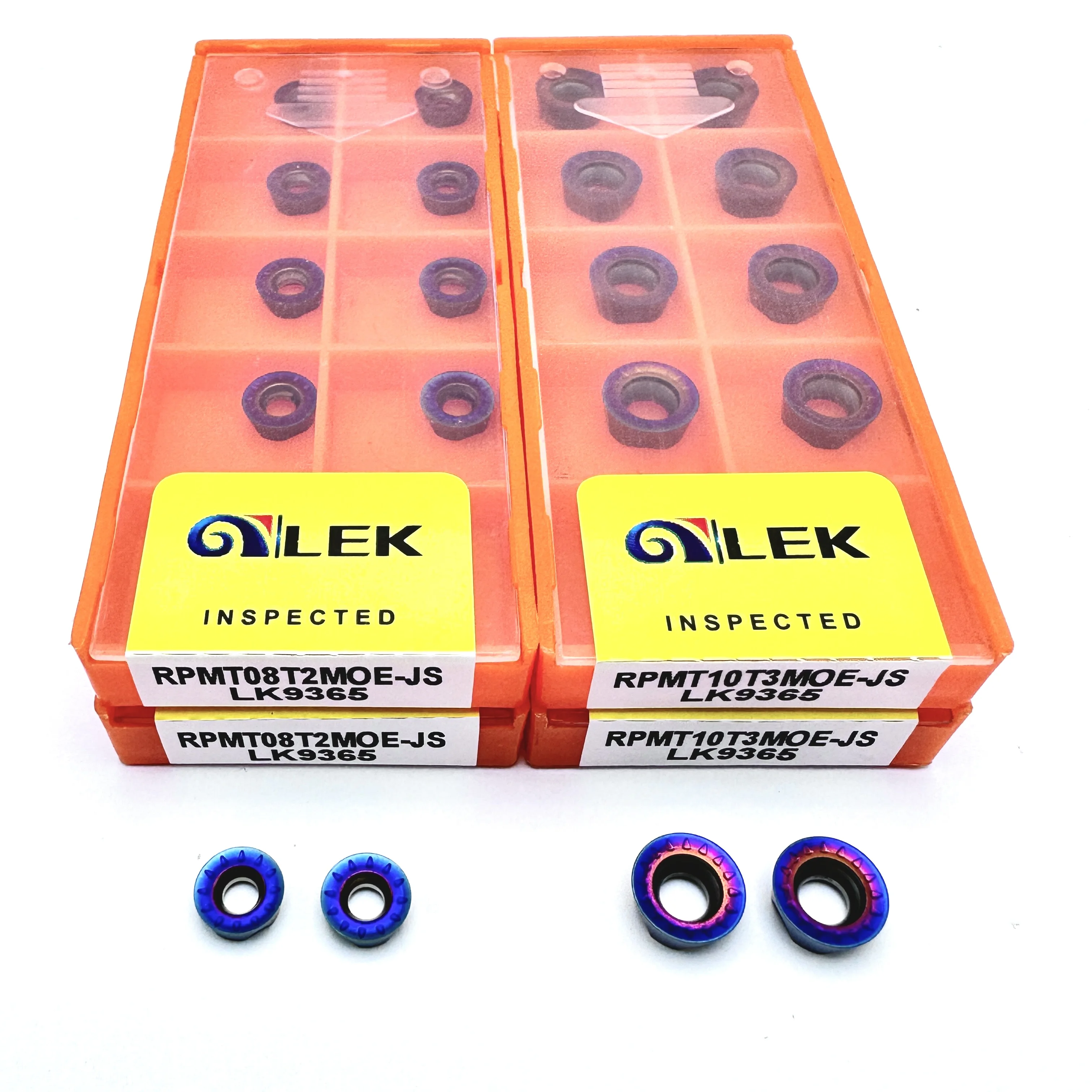 RPMT08T2 RPMT10T3 RPMT1204MOE LK9365 Nano Coating Milling Carbide Inserts Indexable CNC Lathe Tools Steel Processing Milling view 5