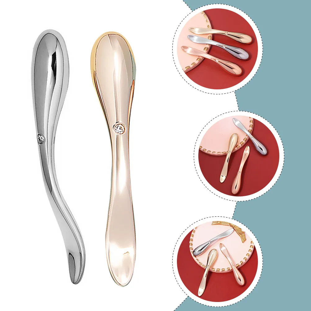 

2pcs Eye Massager Stick Portable Eye Cream Applicator Tool For Facial Skin Care Compact Makeup Beauty Tool For Women Girls