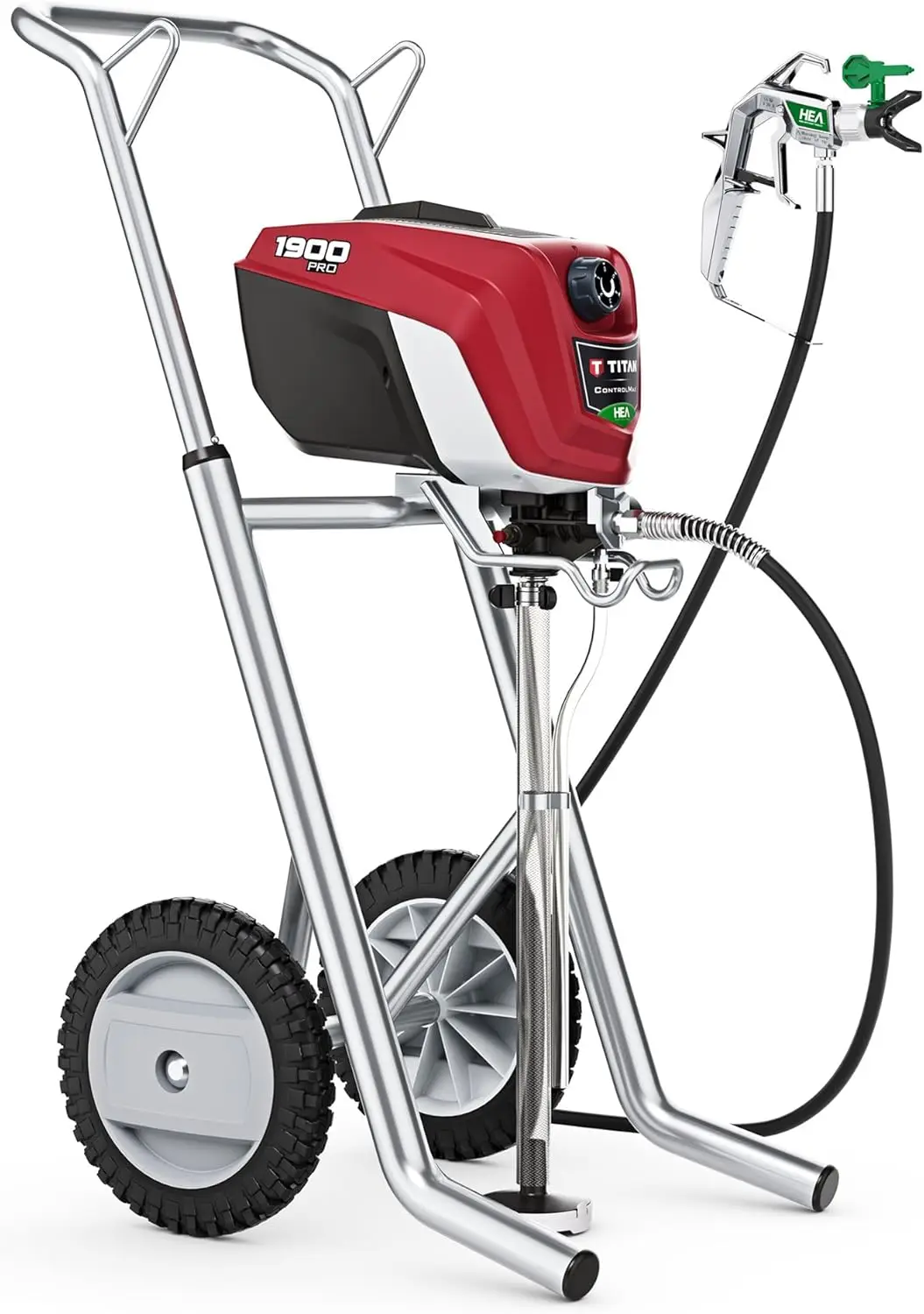 ‎0580008 1900 PRO High Efficiency Airless Paint Sprayer, HEA Technology decreases Overspray by up to 55%