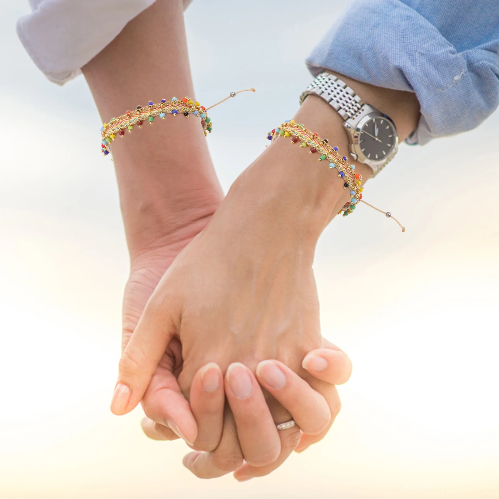 

Handmade Woven Bracelets Braided Copper Rope Vintage Adjustable Wrist Jewelry DIY Chain Straps Bohemian Style Long Lasting