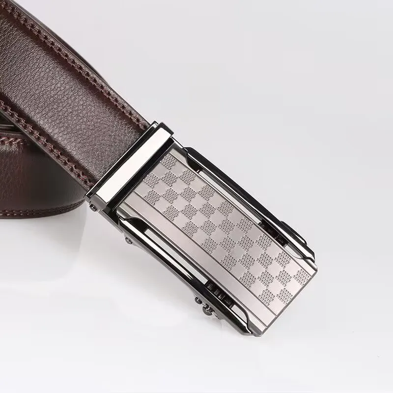 DUGARY Men vintage Leather Belt Metal simplicity Business Fashion Classic brand split leather Cowskin Waist Strap Jeans Men Belt