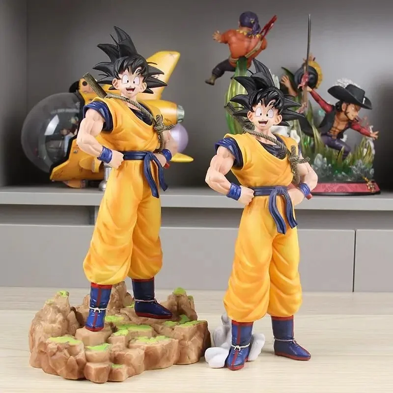 Figuras de colección de Dragon Ball Dream Sun Goku Somersault Cloud Super Saiyan, estatua de Anime, modelo periférico, adornos de juguete