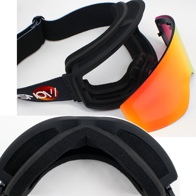 2022 Anti-fog-Mรคnner Ski Brille Berg Winter Frau Snowboard Brille Doppel Objektiv Weibliche Skifahren Brillen Mann Motorrad Maske
