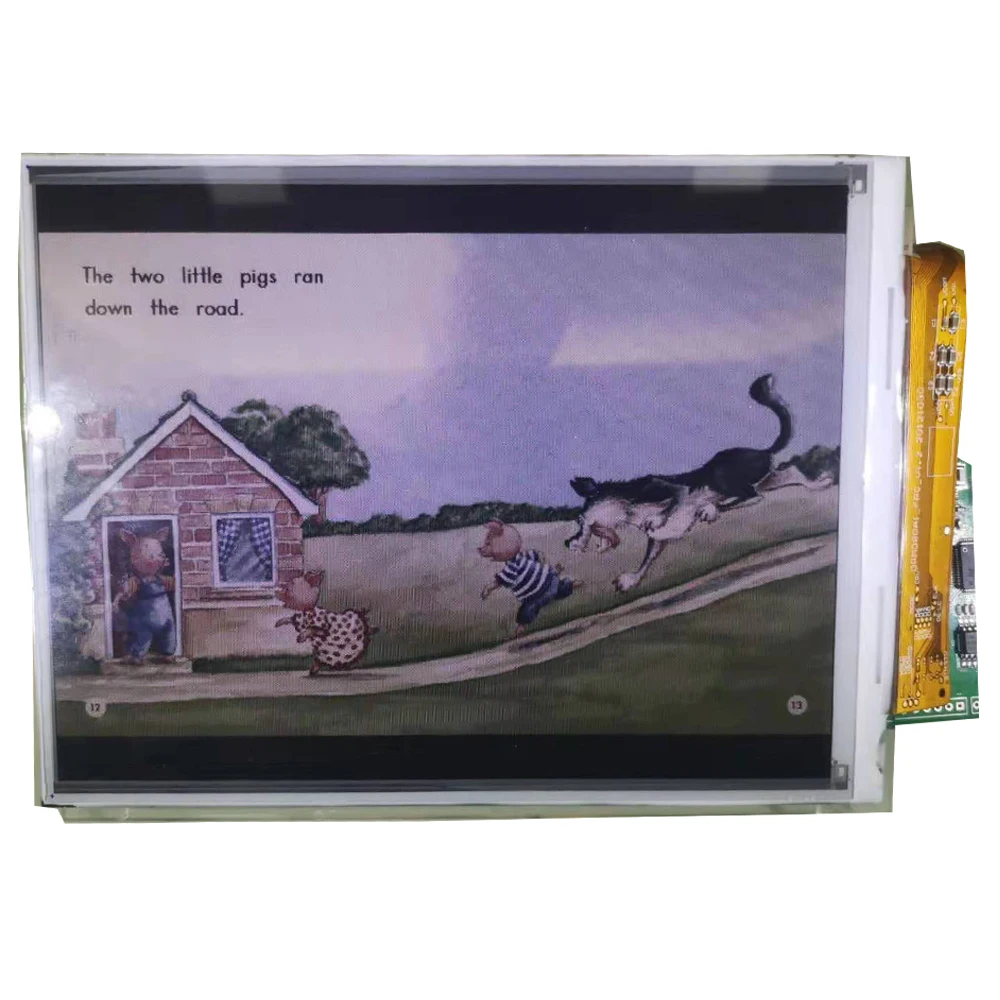 

384x512 8 Inch Color Epaper-display Ereader Ebook Readers Front Light Option With Touch Panel