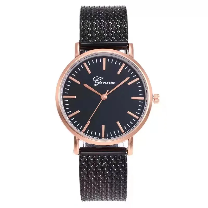 Men\'s Watches Fashion Casual High Quality Environmental Watchband Thin Simple Quartz Watch Student Women\'s Clothing Clock Retro