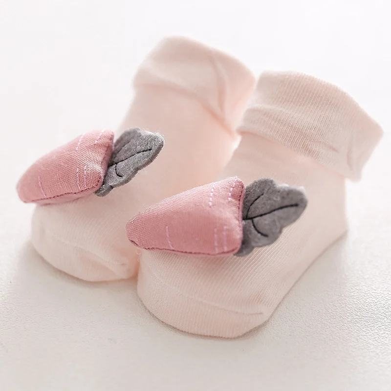 2024 Spring/summer baby socks cartoon animal non-slip toddler baby Girl floor socks three-dimensional doll children's Socks