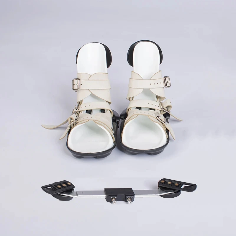 1Pair Adjustable Children Dennis Brown Shoes, For Varus Pedis,O/X-shapedLegs, Medical Corrective Shoes,Wiht Shoe Rack