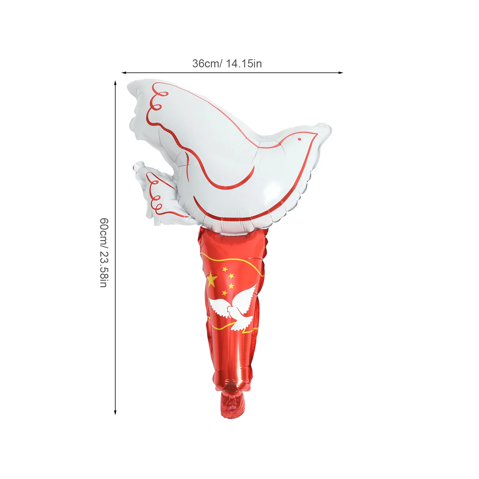 بالونات حمامة للاحتفالات، بالونات أنيقة لحفلات الزفاف وأعياد الميلاد وحفلات التذكارات وإطلاق السماء #3