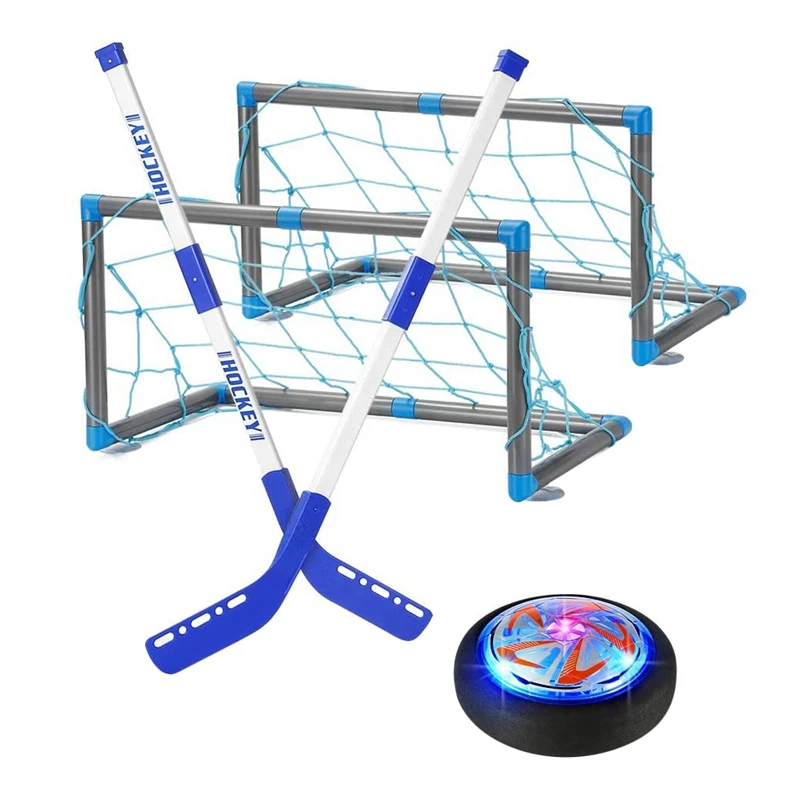 

Hot 3 In 1 Kids Set Hockey Football Set Hover Soccer Ball Set For Indoor Outdoor Sports Football Kids Toy Best Gift