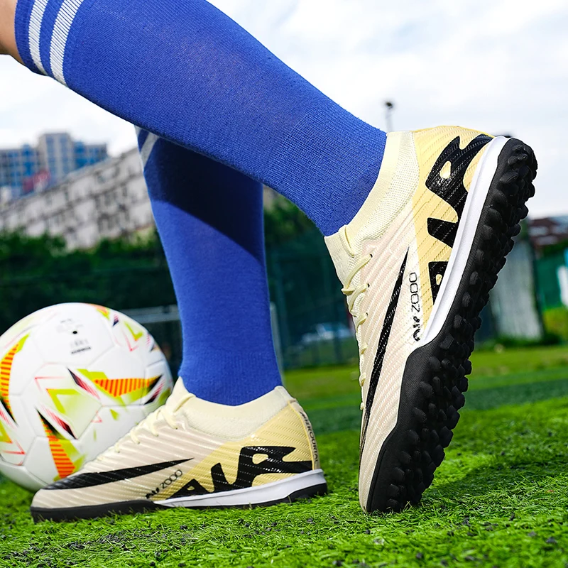 

Men Professional Football Shoes TF/FG Artificial Grass Comfort Training Turf Soccer Shoes Original 2025 New Football Boots Man