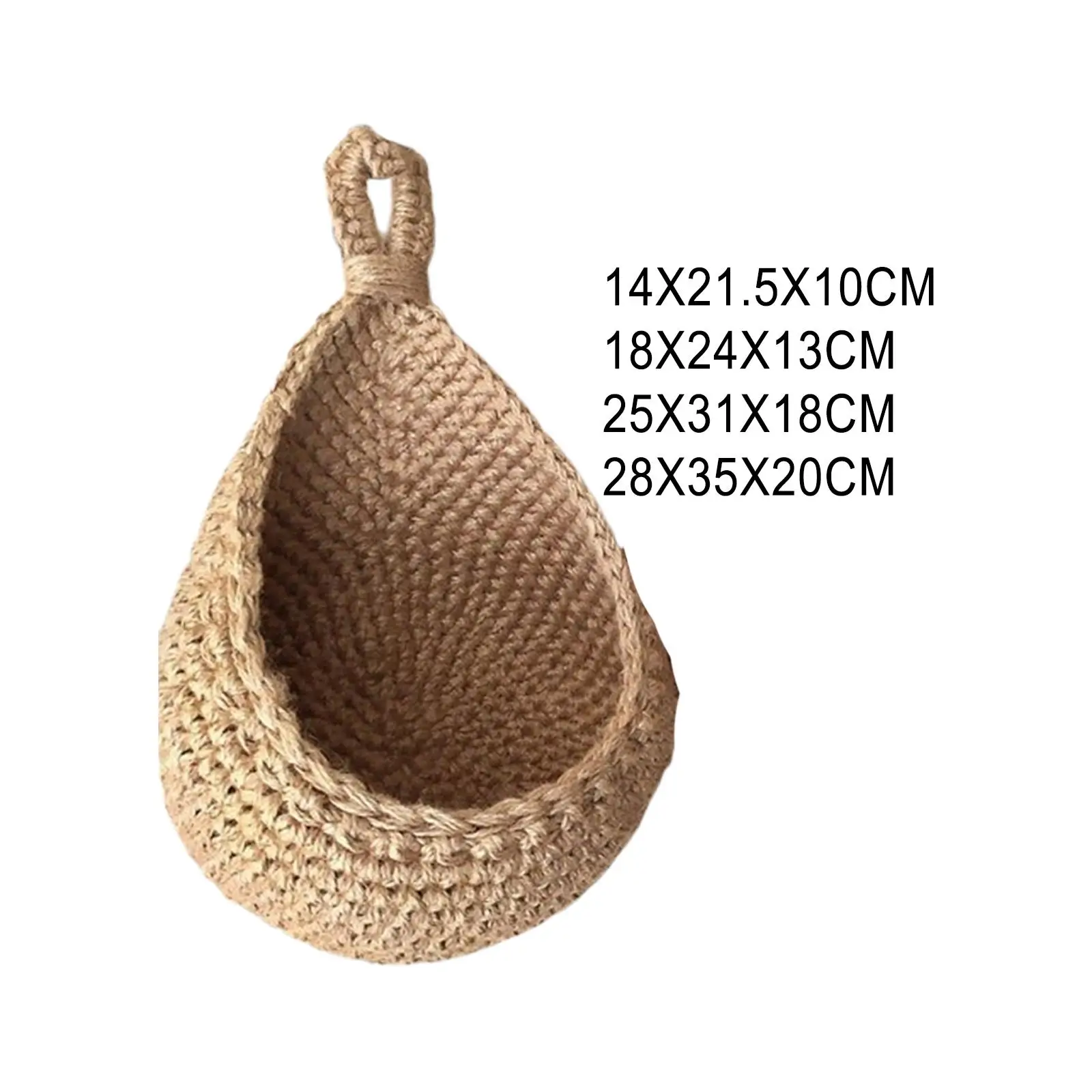 Тканые овощные органайзеры Baskests, небольшой настенный горшок для стены Тканые овощные органайзеры Baskests, небольшой настенный горшок для стены