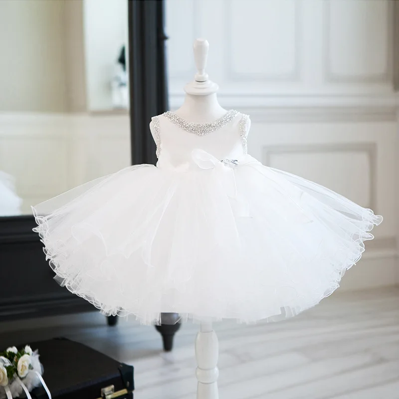 

Flower Girl Wedding Cute Princess Ball Gown Children Birthday Party Dress g539