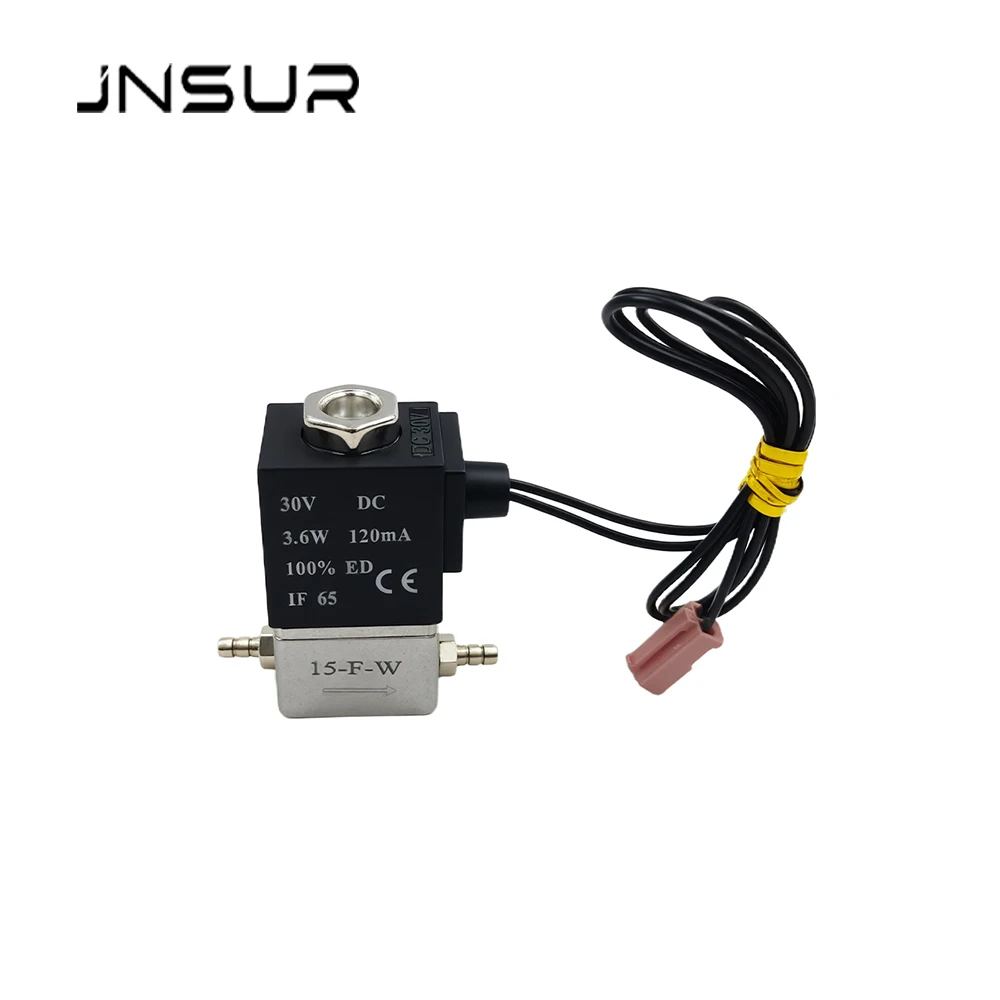 JNSUR DC30V Water Solenoid Valve for Dental Ultrasonic Scaler 4×2.5mm Dual Tube Connectors Fit FONA Sirona EMS Woodpecker