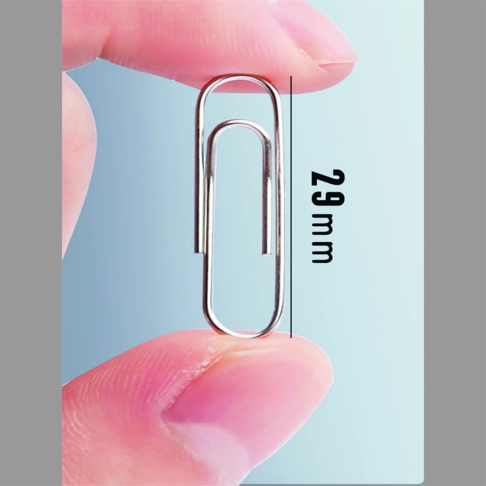 Paper clips, nickel-plated storage folders, paper test papers, office supplies, school supplies for students and teachers