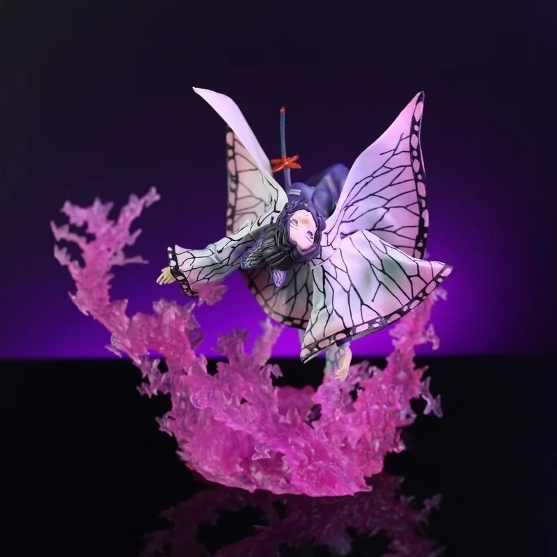 Demon Slayer 20 cm Kochou Kanae Bella Ragazza Anime Figura Modello Statua Collezione Ragazzi Decorazione Desktop Ornamento Giocattoli Regali