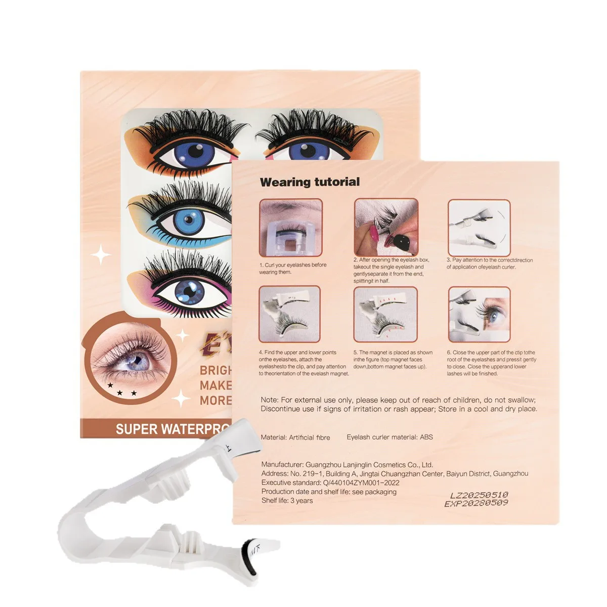 Magnetic Eyelash 3 Pairs Set Reusable Magnetic Eyelashes Natural Looking Easy To Apply False Lashes Kit