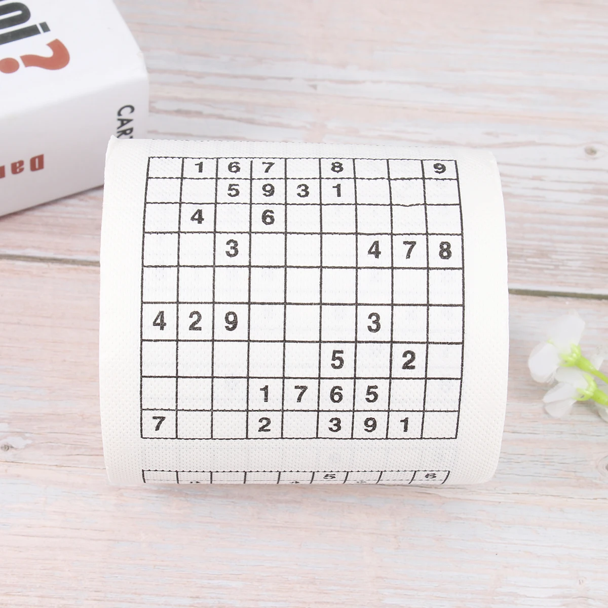 

Sudoku Toilet Paper Creative Design Printing Game Tissue Printed Comfortable Cafe