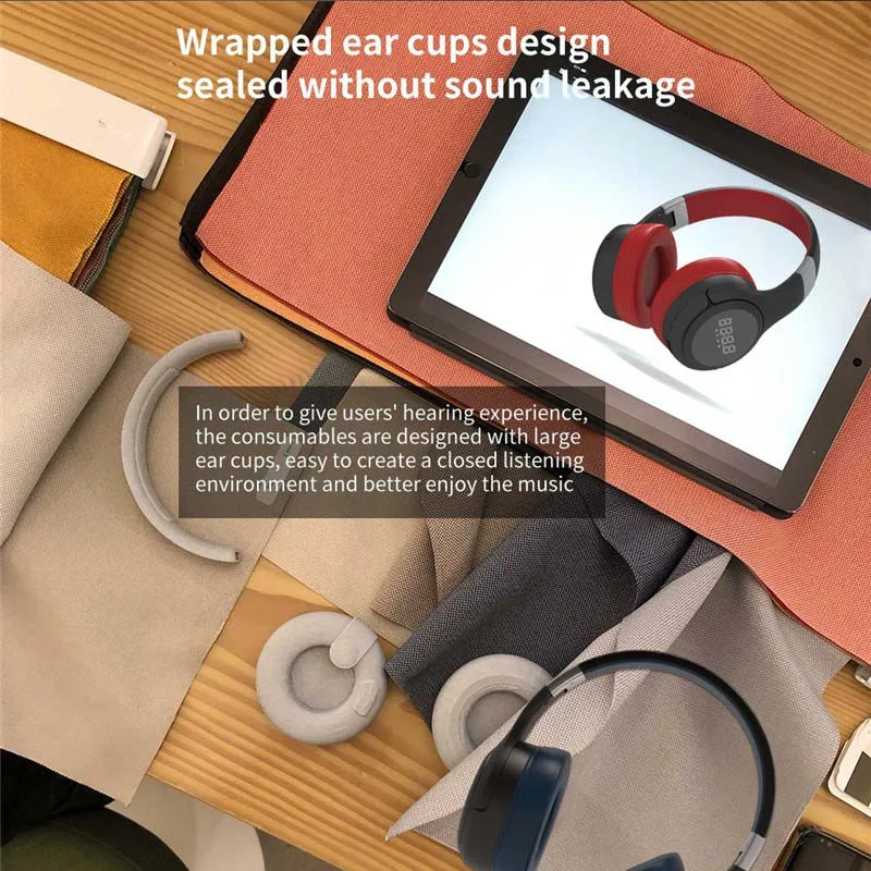 ZEALOT B28หูฟังไร้สายบลูทูธลดเสียงรบกวนหูฟังสเตอริโอกีฬาชุดหูฟังพร้อมไมโครโฟน LED Digital Display