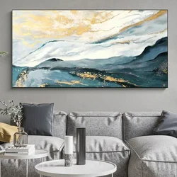 116745 50x100cm Acrylic Picture Diy Painting By Numbers With Frame Abstract Mountain Landscape Handicrafts For Home Decors