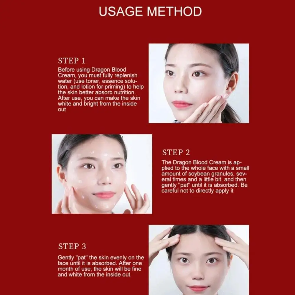 Dragon's Blood Face Cream Wrinkle Removal Placenta Essence Anti-aging Rejuvenation Lift Firming Skin Care Cosmetics 15g