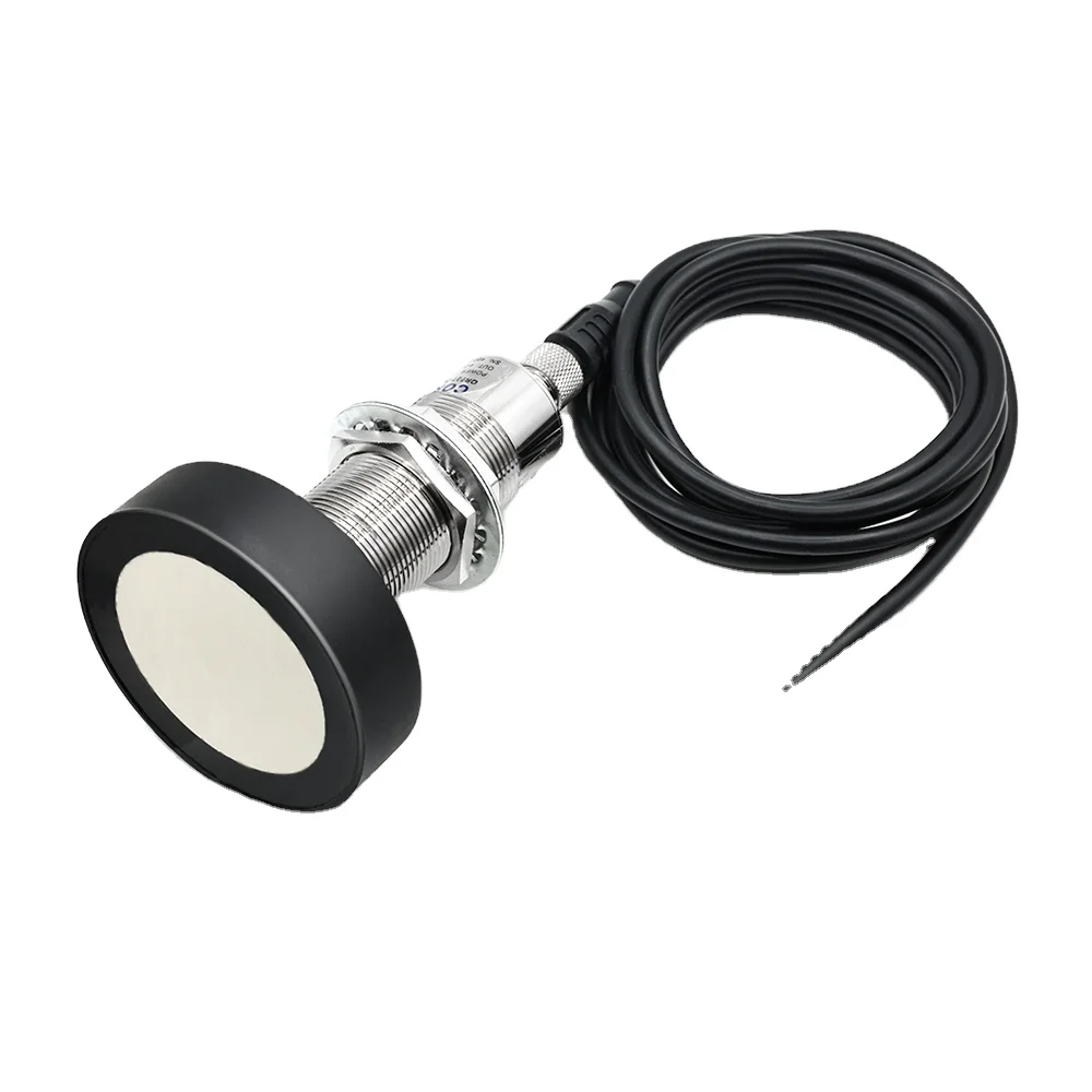 

Ultra Long Distance Detection Ultrasonic Sensor Switch Analog 4-20mA Output for Liquid Glass Metal-QR73T-D600I-G 6 Meters Range