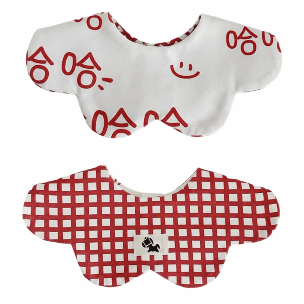 

Мультяшный детский нагрудник для кормления из хлопка, мягкий на ощупь, моющийся, приятный для кожи, милый нагрудник-полотенце для малышей