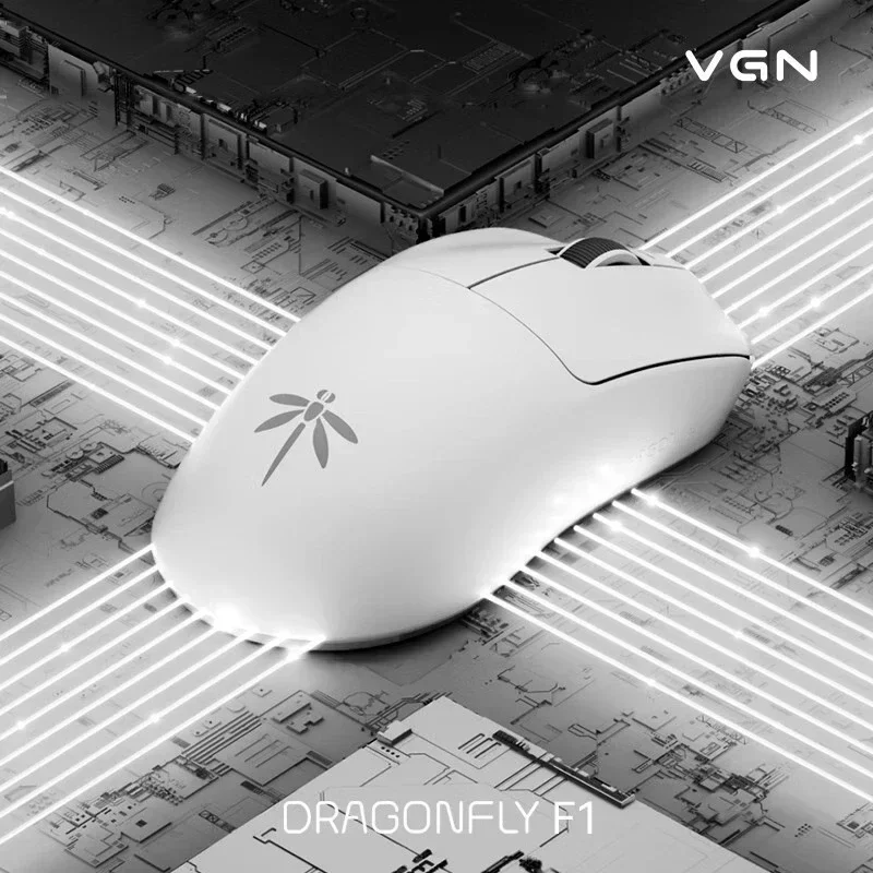 Vgn Dragonfly F1 Pro Max 2 Mode Gaming Mouse Wireless Mouses F1 Moba Mouse Paw3395 Long Palytime Fps Lightweight Game Mouse Gift