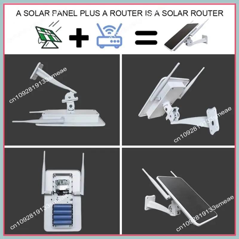 N94R 6W 4G Solar Router, Wifi Repeater, 4G Router Solarbetriebene Eine Maschine, IP66 Wasserdicht
