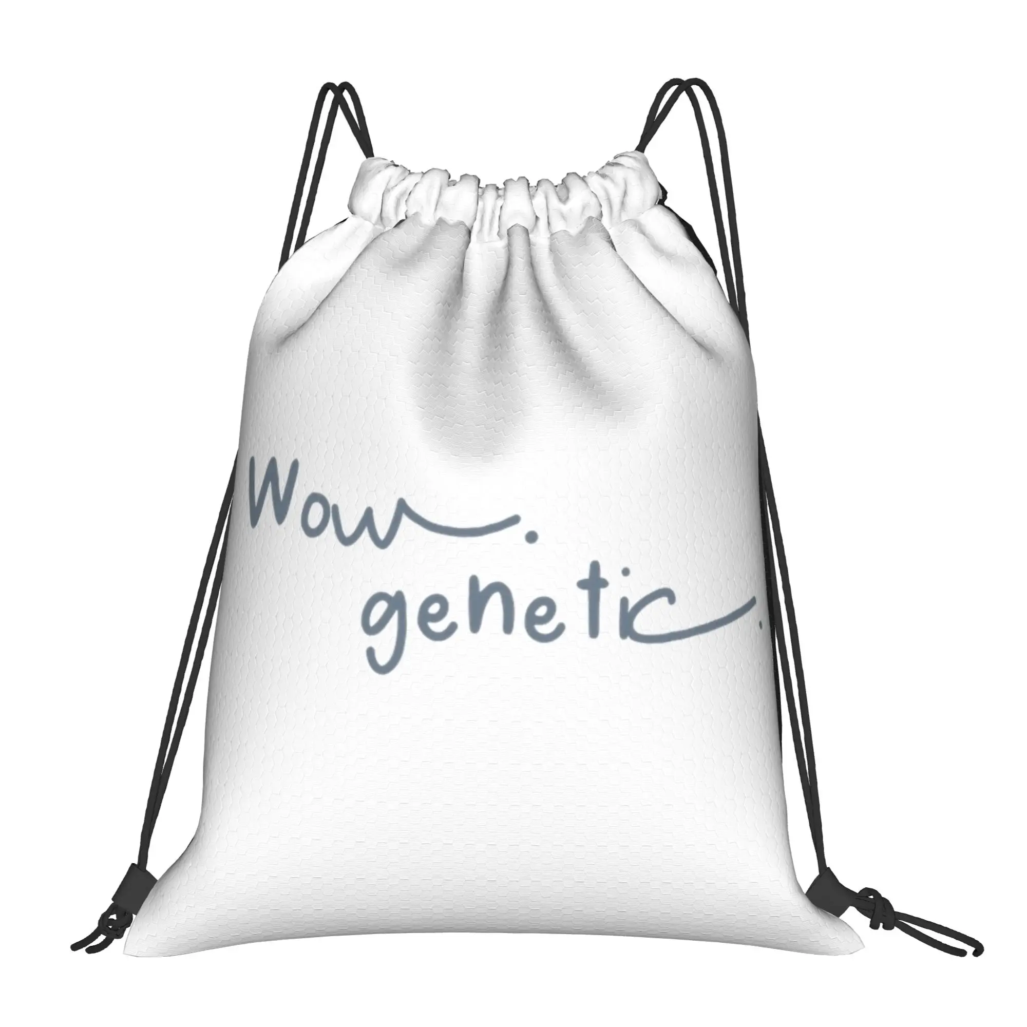 

Wow. Genetic Heated Rivalry Drawstring Backpack Gym Sports Sackpack Water Resistant String Bag for Running