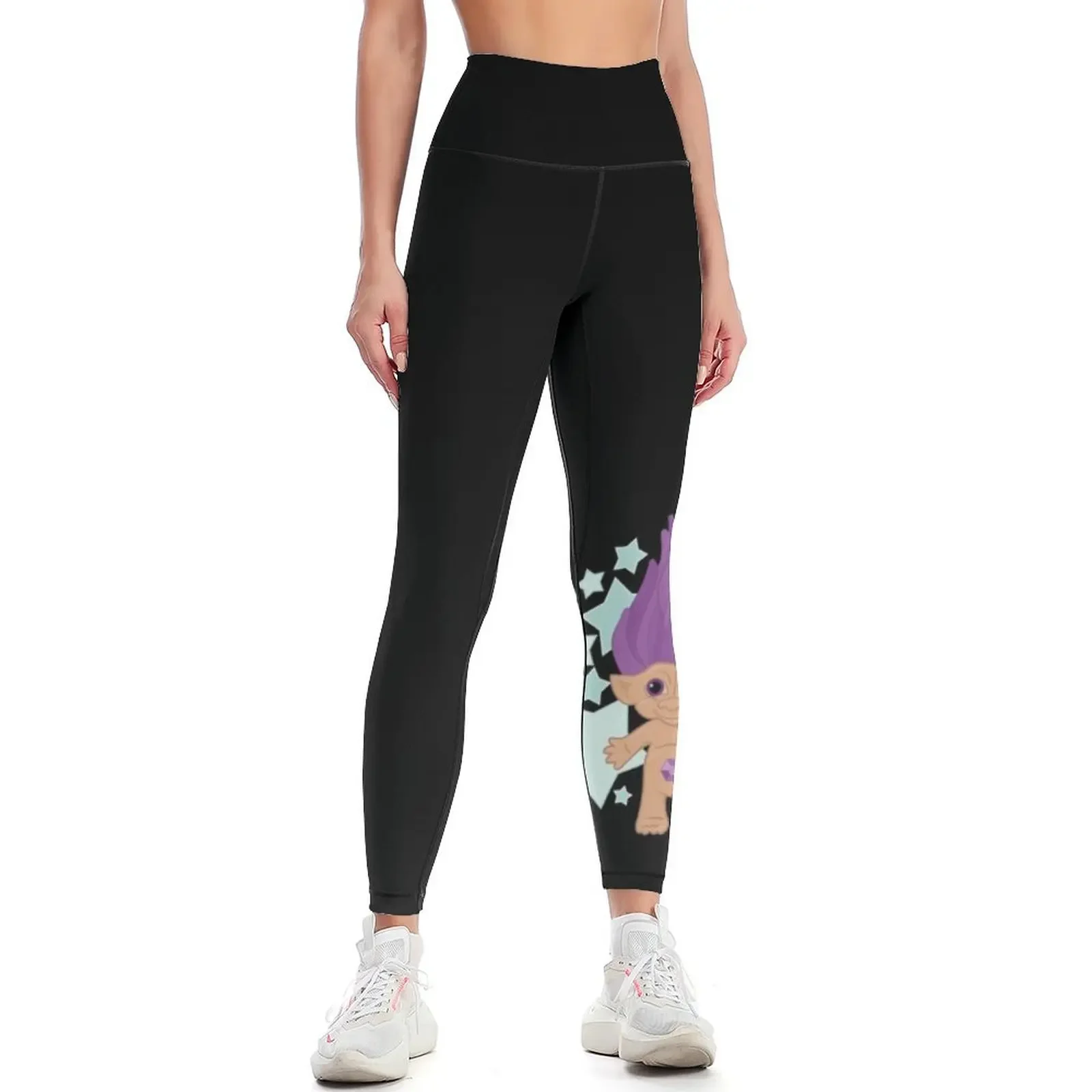 

Lucky Troll Stars Leggings harem pants push up fitness Women's fitness sports woman gym Womens Leggings