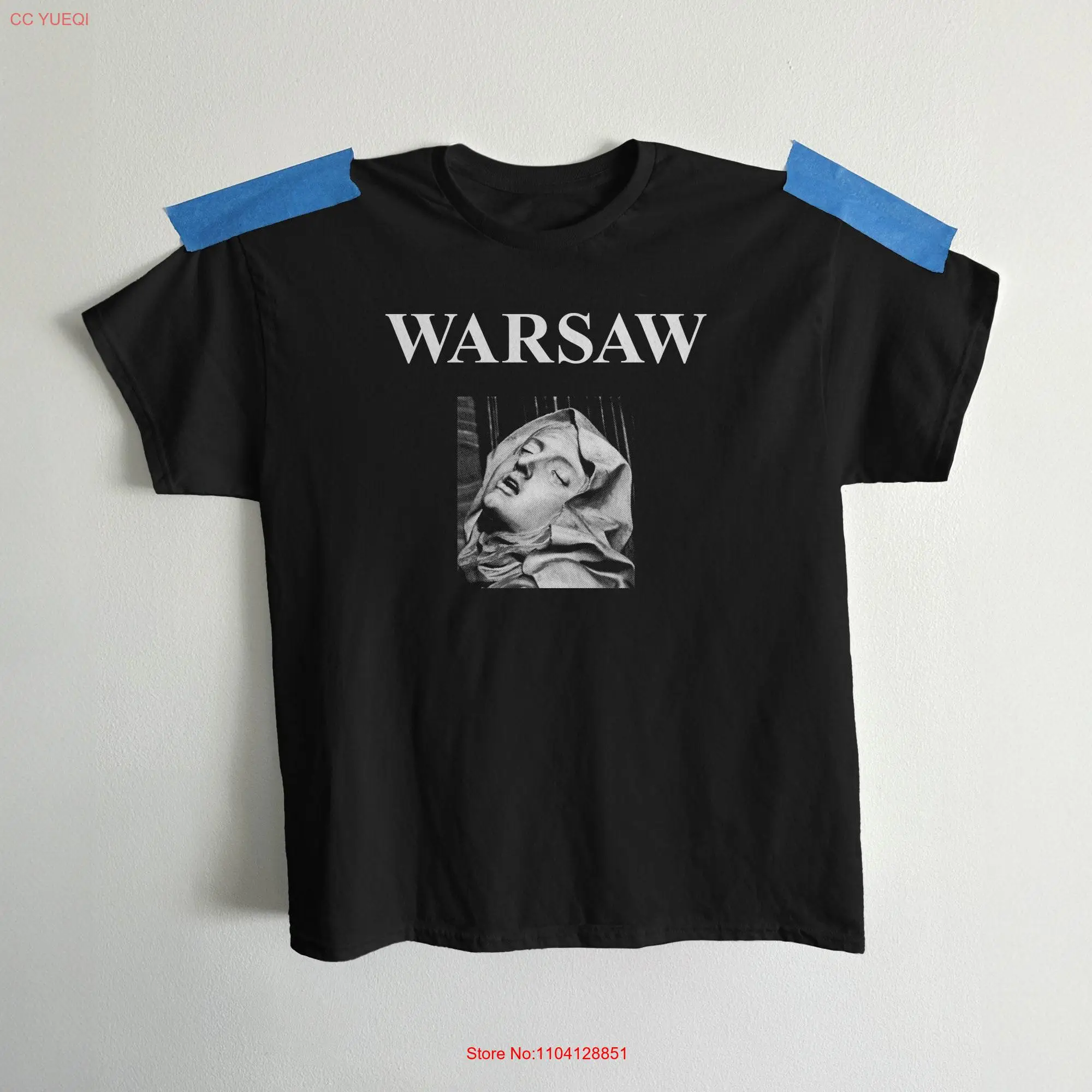 Warsaw Joy Division shirt Ian Curtis new order stiff kittens rare post punk dark wave goth long or short sleeves