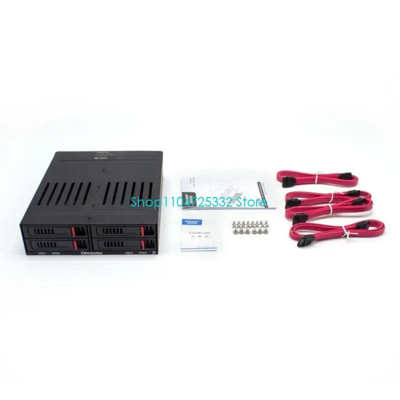 P5EA HDD SSD Case Box Dual USB Optical Drive Mobile Rack Station for 4PCS 2.5'' Hard Disk Enclosure for Desktop PC Computer