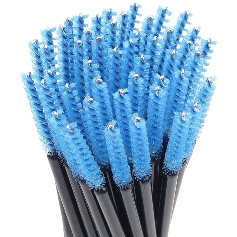 100 Pcs Portable Straight Head Lashes Extension Tool Mascara Brushes Eyelash Brush Eyebrow Brush Makeup Brushes