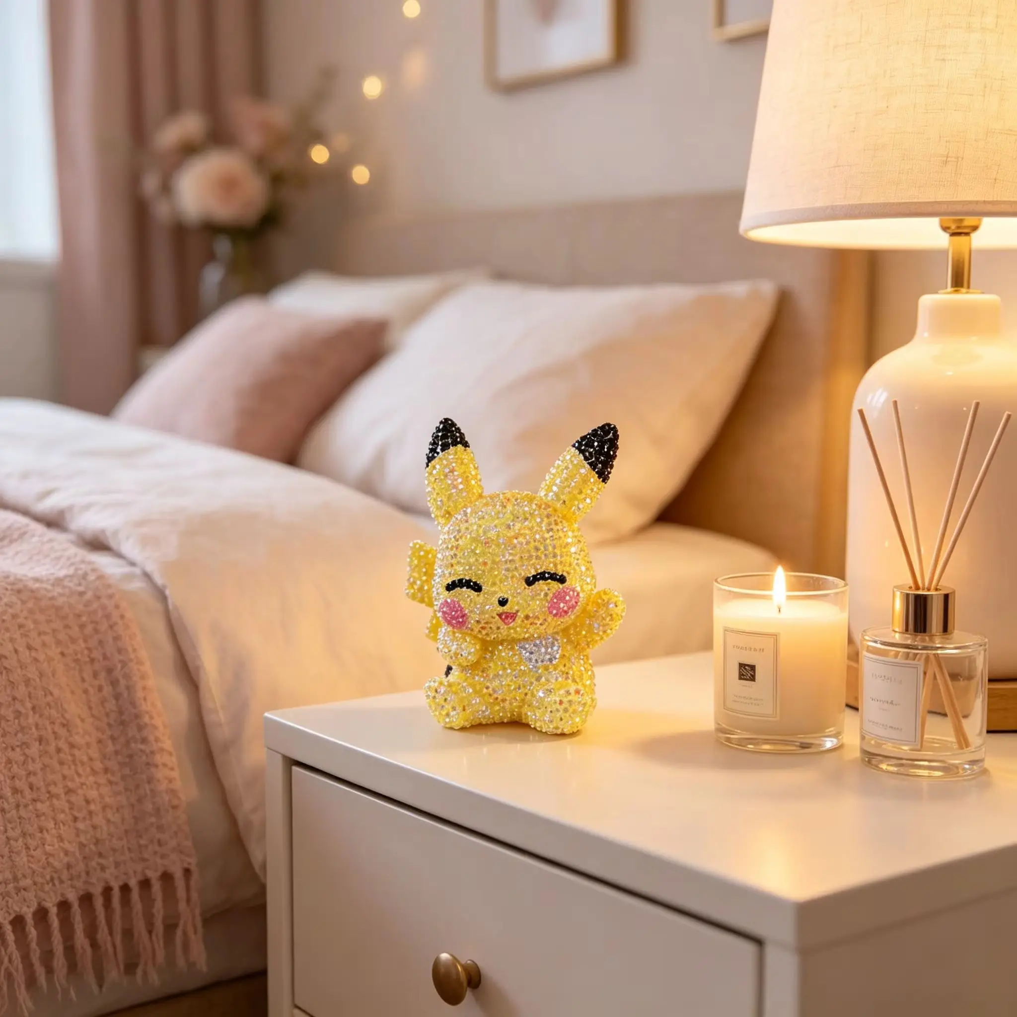 

Digimon Pikachu DIY Money Box Diamond Painting Decorative Figurine Kids Gift Ornaments Hot Selling Souvenirs
