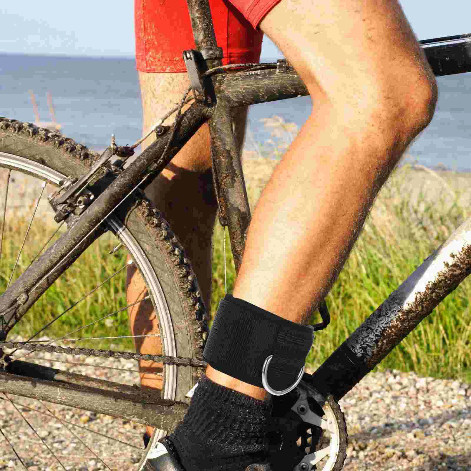 

2 Pcs Ankle Straps for Cable Machine Support Anti-wear Buckle Design Composite Cloth Bind