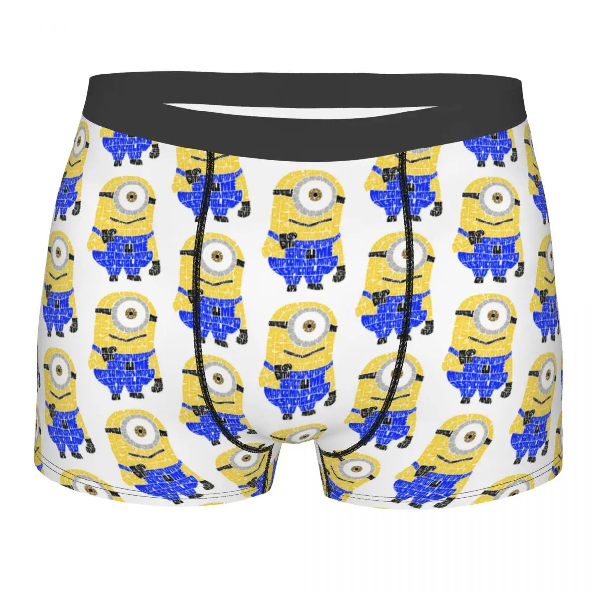 

Custom Anime M-Minions Cartoon Underwear Male Print Boxer Briefs Shorts Panties Soft Underpants