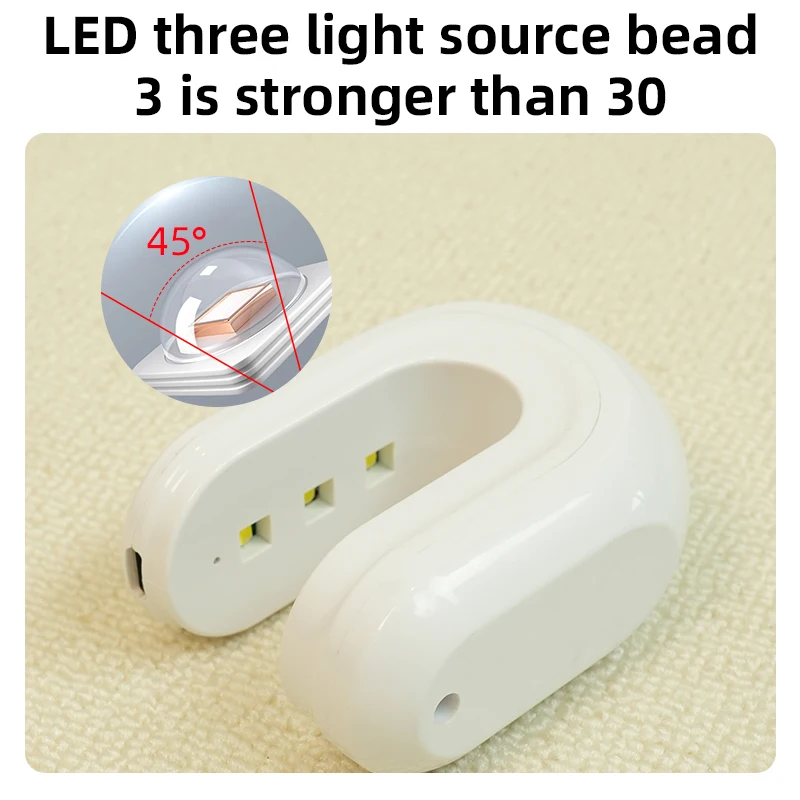 Mini lampe sèche-ongles UV LED, avec écran LCD, minuterie 30/60S, vernis Gel à durcissement rapide, outil de manucure Portable USB, nouveauté 2025