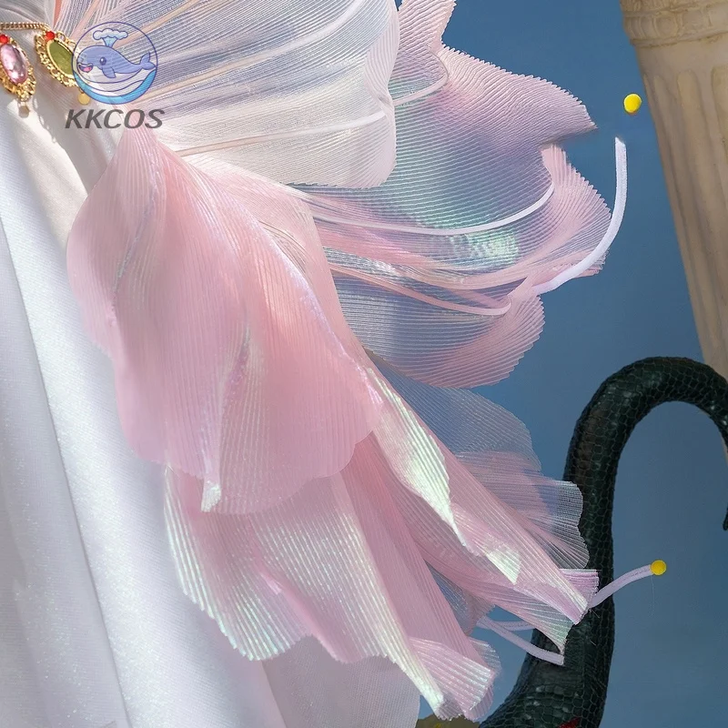 لعبة عكس: 1999 أزياء الملاك نانا التأثيرية أغطية الرأس ذيل الهالوين عيد الميلاد أنيمي حفلة كوميك كون ملابس عصرية يومية KKCos #4