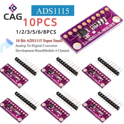 1 -10 PCS ADS1015 ADS1115 16 Bit ADC 4 channel Module with Programmable Gain Amplifier 2.0V to 5.5V RPi