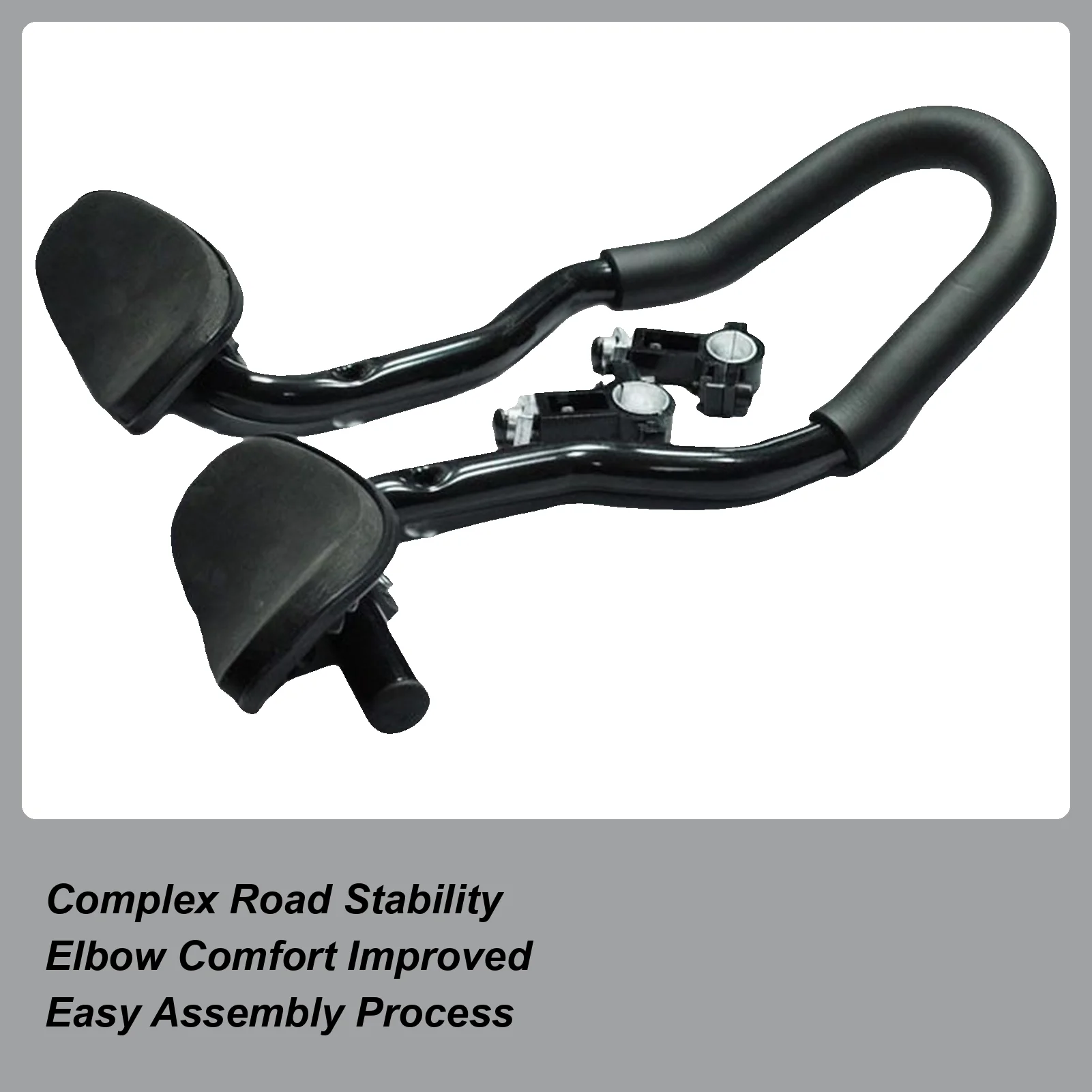 

Road Bike Rest Handlebar Stable Aluminum Alloy Rest Handlebar With Sponge Cushion For MTBs Road Bike Bike Rest Handlebar