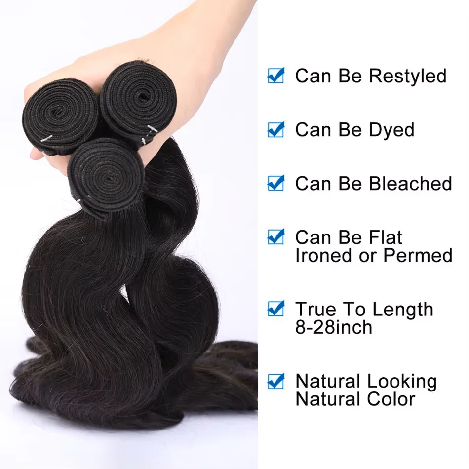Xcurly الجسم موجة حزم الشعر البشري ريمي غير المجهزة الخام عذراء 100% شعر الإنسان موجة المياه ملحقات 3 4 5 صفقة حزم